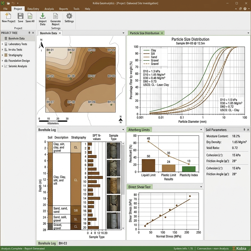 Dashboard KobiaGeotecnia